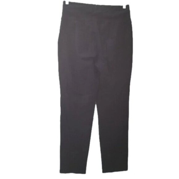 Eileen Fisher Black High Rise Viscose Trouser S - Picture 3 of 10